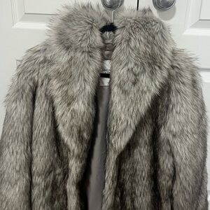 Abercrombie & Fitch Gray Teddy Jacket